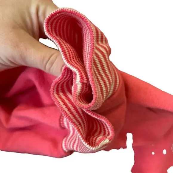 90s Spell out vintage sweater size M bubblegum pink - Picture 8 of 16